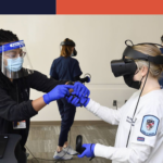 nursing students use VR to simulate emergency situatons